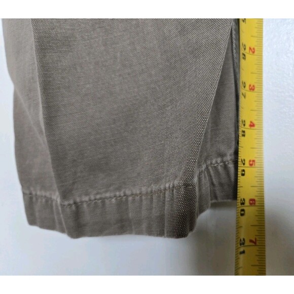 Carhartt Pants Mens 38x32 Brown Dungaree Canvas Carpenter Workwear B175 MUS Work - Picture 8 of 9